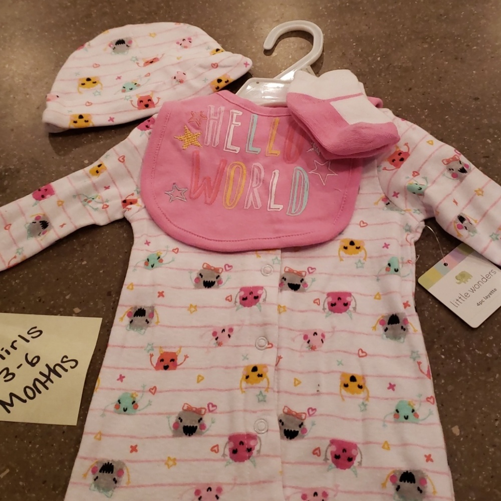 Super Cute NWT Little Monsters Onesie - Picture 5 of 8